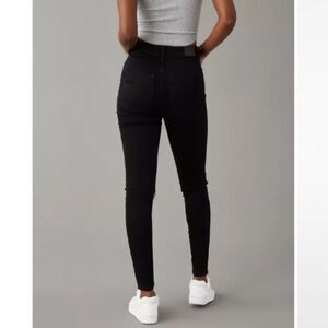 American Eagle Next Level Super High-Waisted Black Jegging Jeans Pants
